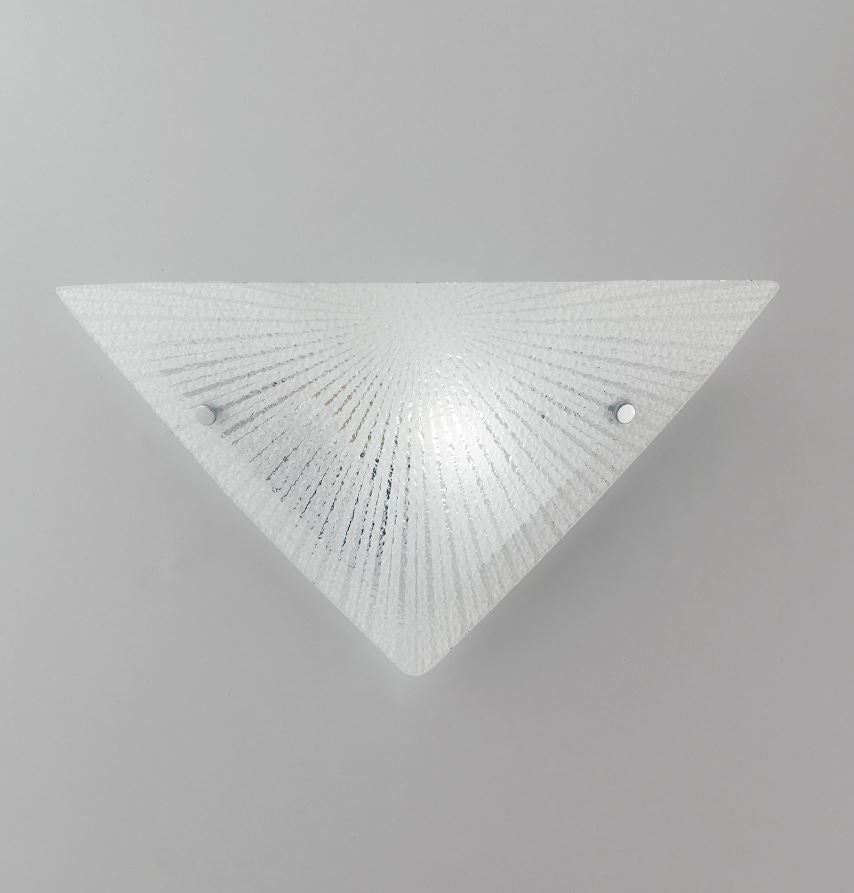 Applique triangolo in vetro diamantato con finiture in cromo 1XE27 non incl. ISIDE Applique triangolo in vetro diamantato con finiture in cromo 1XE27 non incl. ISIDE